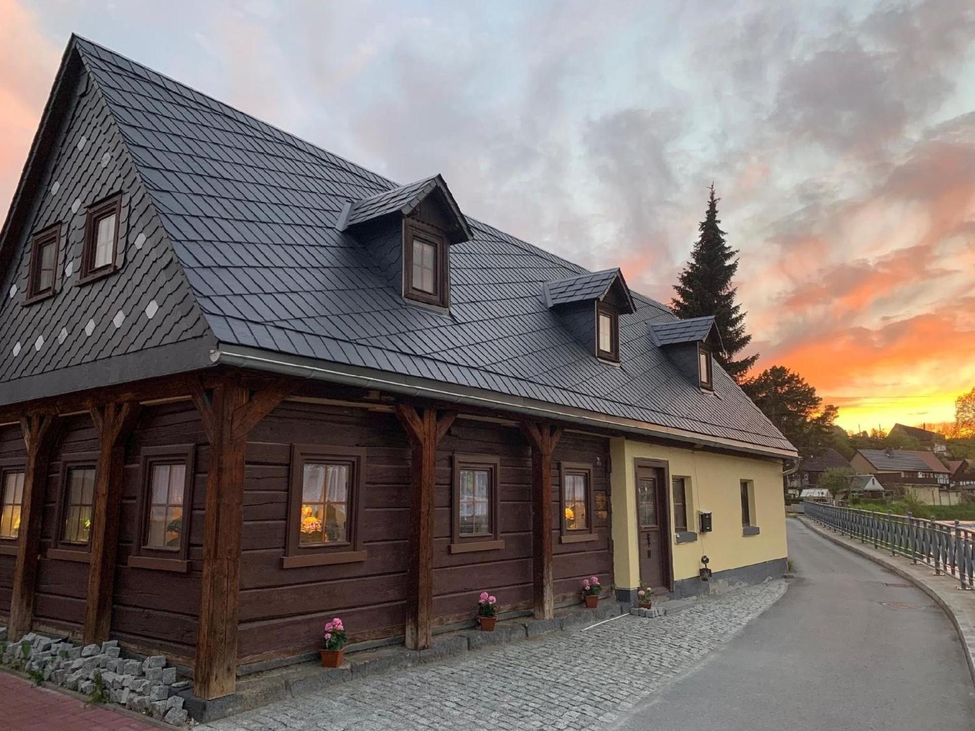 Ferienhaus In Grossschoenau Mit Grosser Terrasse Villa Exterior photo